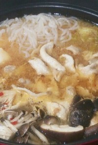 簡単☆キャベツのピリ辛味噌鍋