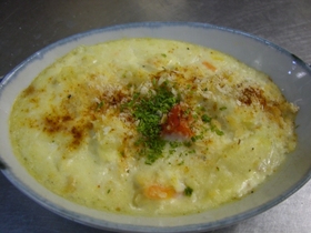★白身魚のポテトサラダグラタン★