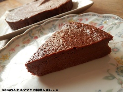 簡単★濃厚生チョコケーキの写真