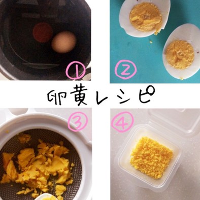 ☆離乳食☆卵黄レシピの写真