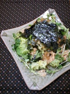 メンマと韓国海苔のサラダ