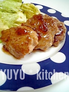 超簡単に作れる♪鶏つくね照り焼き