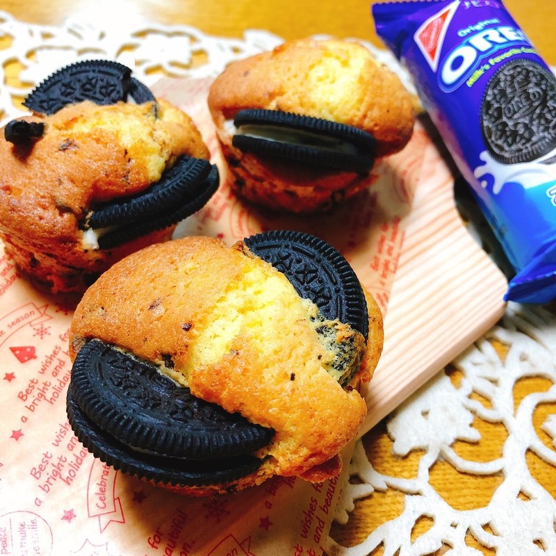 みんなが作ってる オレオマフィン ホットケーキミックスのレシピ クックパッド 簡単おいしいみんなのレシピが355万品