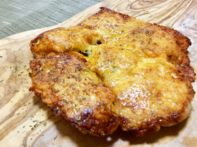 鶏むね肉のかりかりチーズ焼き!