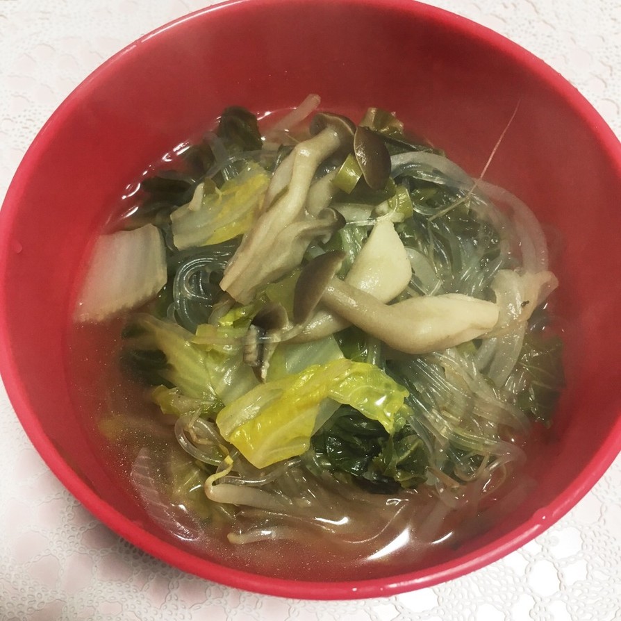 簡単節約、ダイエットに野菜スープの画像