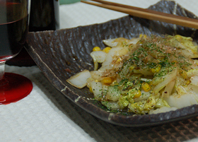 炒めるだけ!白菜炒め~しょうが風味~