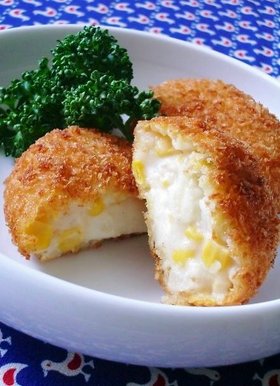 レンジde簡単♪ポテコンクリームコロッケ