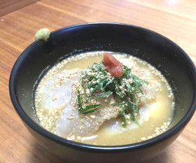 お魚カルドで簡単鯛茶漬け