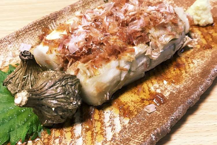 息子絶賛 西洋白なすの簡単焼きなす レシピ 作り方 By 手ぬぐいともんぺと私 クックパッド 簡単おいしいみんなのレシピが358万品