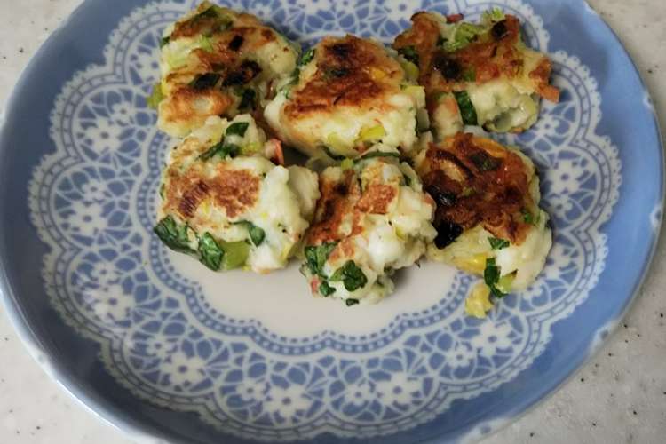 手づかみで はんぺん豆腐ふわふわ焼き レシピ 作り方 By Cafeラッテ クックパッド 簡単おいしいみんなのレシピが352万品
