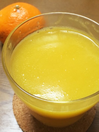 オレンジジュースde葛湯の写真