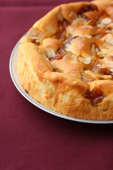 キャラメル林檎チーズケーキの写真