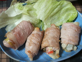 ☆豚肉巻き巻きロール☆