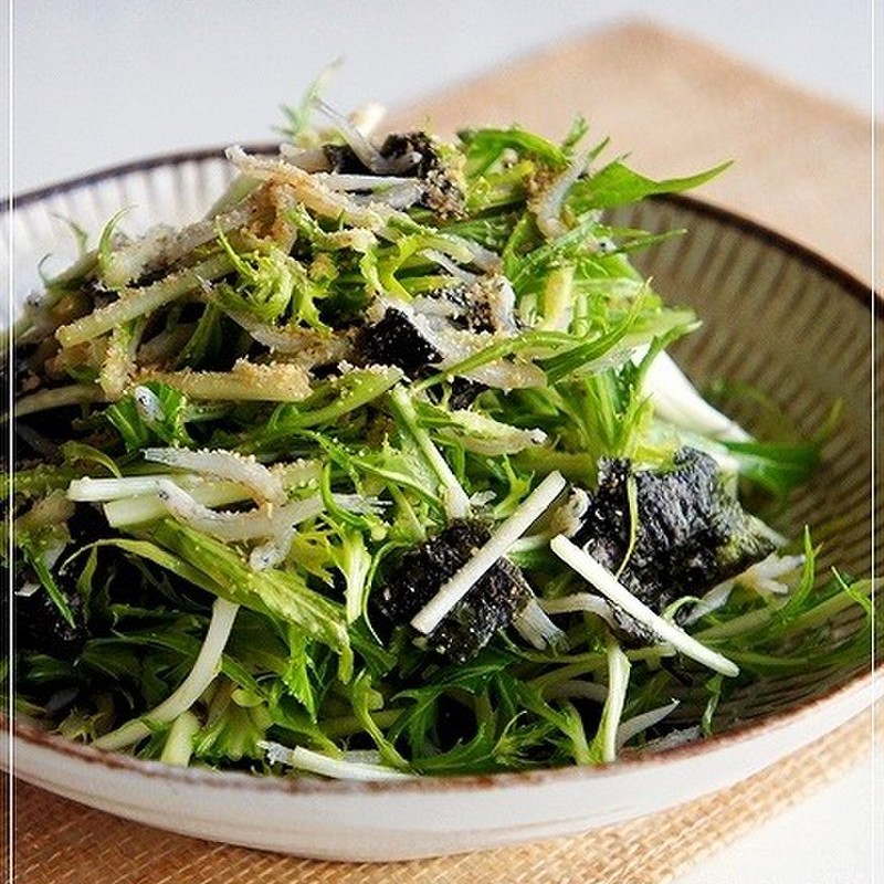 みんなが作ってる 水菜 しらす サラダのレシピ クックパッド 簡単おいしいみんなのレシピが361万品