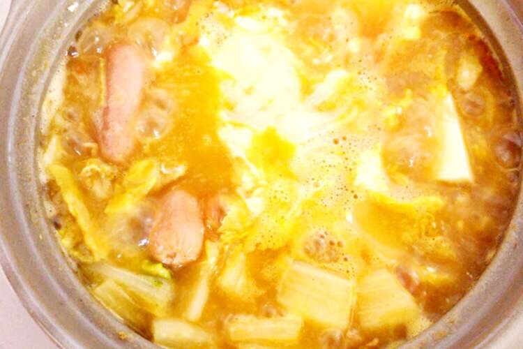 残ったカレーで簡単チーズカレー鍋 レシピ 作り方 By Tsuuu24 クックパッド 簡単おいしいみんなのレシピが360万品