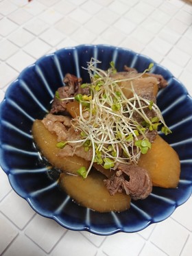 猪肉と大根の甘辛煮〜肉の甘さ引き立つ
