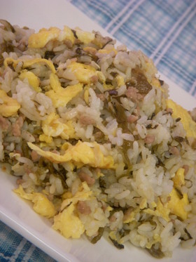 豚そぼろde高菜チャーハン