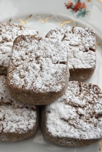 サクサクホロホロ大麦粉のクッキー