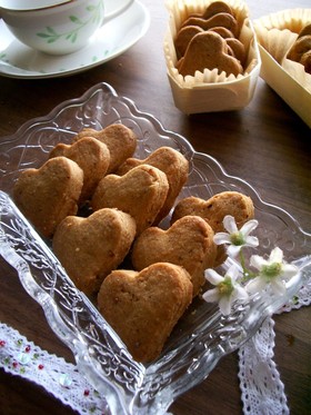 バレンタインにも♪さっくさく黒糖クッキー