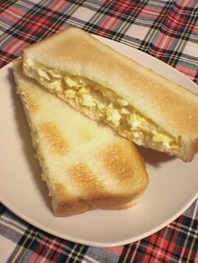 レンジde手抜きタマゴサンドチン♪
