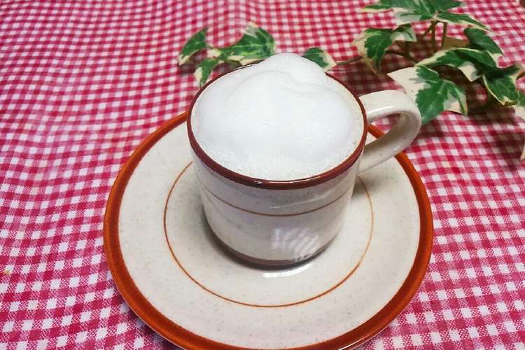 珈琲に ふわもこミルク カフェクレーム レシピ 作り方 By めみたん クックパッド