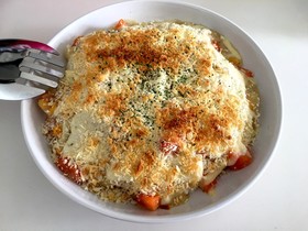 肉じゃがをリメイク!肉じゃがドリア♪