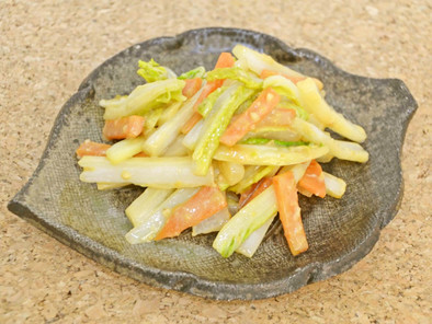 【簡単】白菜の味噌マヨ炒めの写真