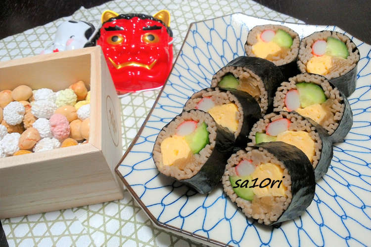変り種 あっさりお蕎麦で巻き寿司 レシピ 作り方 By Sa10ri工房 クックパッド