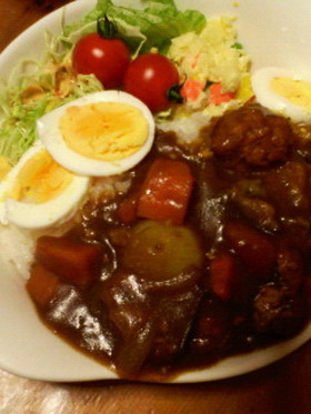 子供に大人気♪ミートボールのカレー