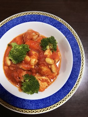 簡単♪鶏肉のトマト煮