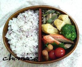 ちょま弁25.鮭&豚味噌炒め弁当