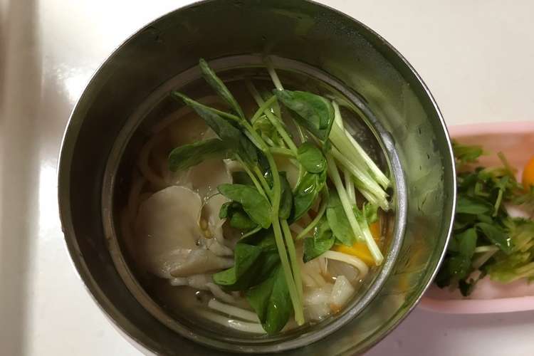豆苗のスープポットパスタ お弁当 レシピ 作り方 By はち君まま クックパッド 簡単おいしいみんなのレシピが349万品