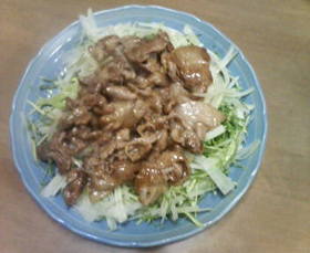 あゆるん流!豚のしょうが焼き(^o^)