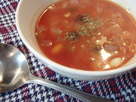 食べるスープ☆ミネストローネ
