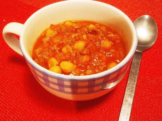 ひよこ豆で作る 簡単チリコンカン レシピ 作り方 By みーらねぇちゃん クックパッド