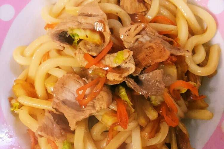 すぐ出来る 簡単過ぎる焼きうどん レシピ 作り方 By Yokyomami クックパッド