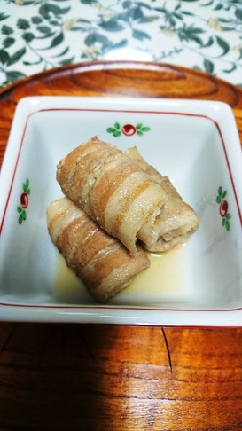 肉巻きごぼうの煮物