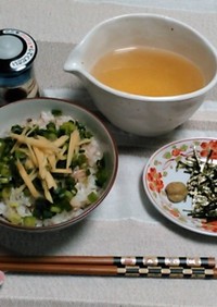 鯖缶のひつまぶし(2合・茶碗5杯)