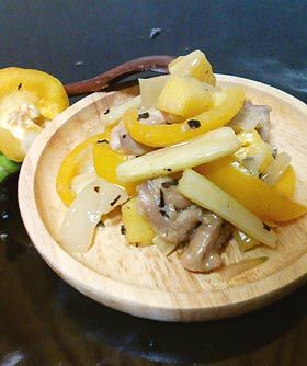 パインと鶏肉のココナツ香りソテー