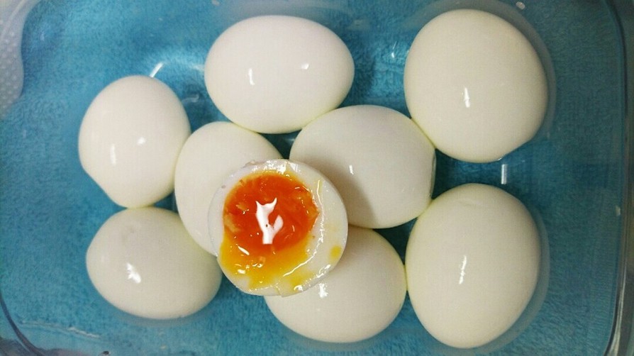 手間なし簡単❤半熟ゆで卵※煮卵にも！の画像