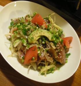 マグロの血合いでハワイ『POKE』♪