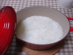 基本の白がゆ