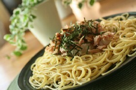 あっさりおいしいツナとおろしのパスタ☆