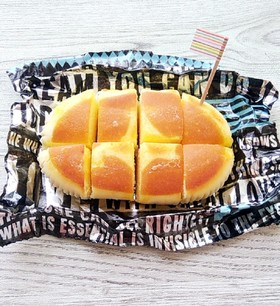 市販チーズ蒸しパンが焼チーズケーキに♡