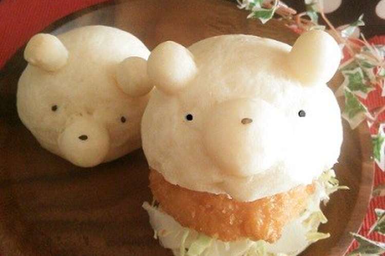 くまぱん くまバーガー くまサンド レシピ 作り方 By みみ母 クックパッド 簡単おいしいみんなのレシピが354万品