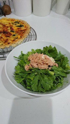 簡単!おいしい!春菊とツナのサラダ
