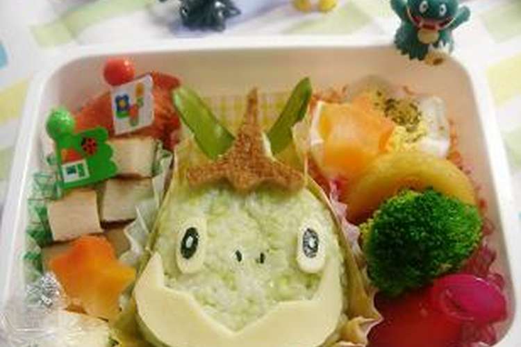 キャラ弁 ナエトル ポケモン レシピ 作り方 By Good Fortune クックパッド 簡単おいしいみんなのレシピが350万品