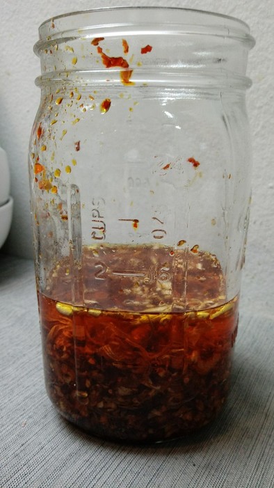 本格的中華風の食べるラー油の写真