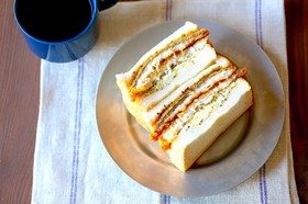 持ち運びにも!わんぱくかますカツサンド