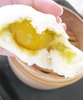 手作り中華まんじゅう★栗きんとんで栗まん